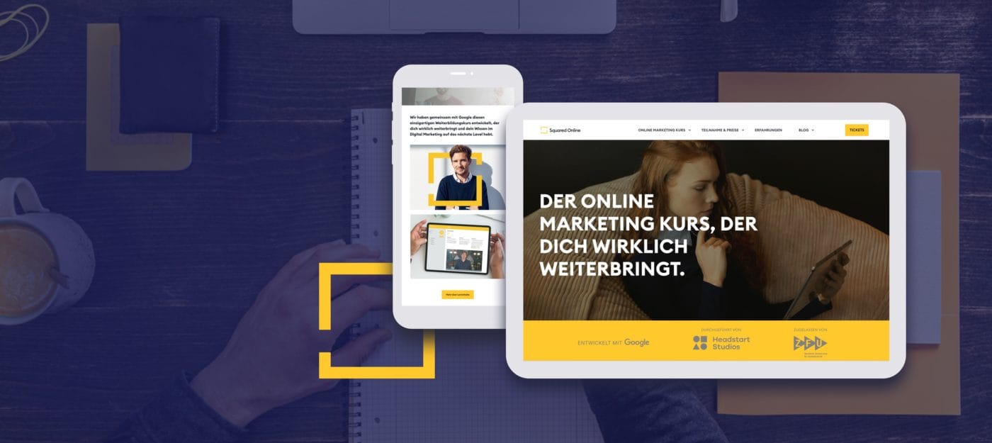 Squared Online ist ein digitaler Bildungsanbieter, der Kurse in digitaler Marketingstrategie und Führung anbietet. Das Programm wird in einer Online-Umgebung durchgeführt und bietet den Teilnehmern die Möglichkeit, praxisorientierte Fähigkeiten zu erwerben und ihr Verständnis für digitales Marketing zu vertiefen.